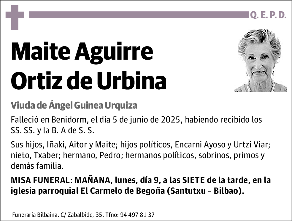 Maite Aguirre Ortiz de Urbina