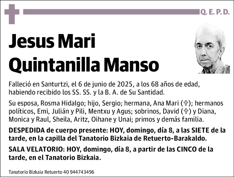 Jesus Mari Quintanilla Manso
