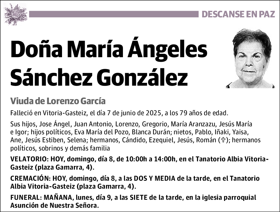 María Ángeles Sánchez González