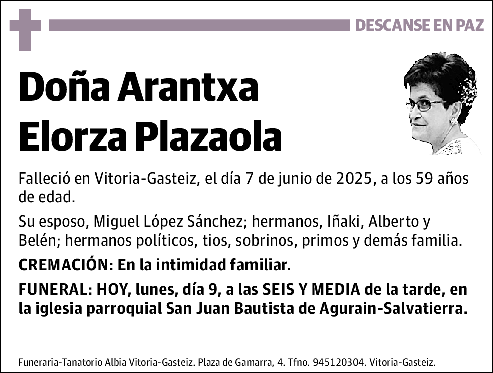Arantxa Elorza Plazaola