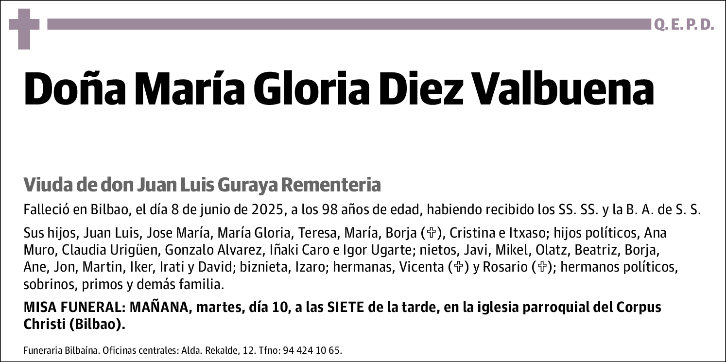 María Gloria Diez Valbuena