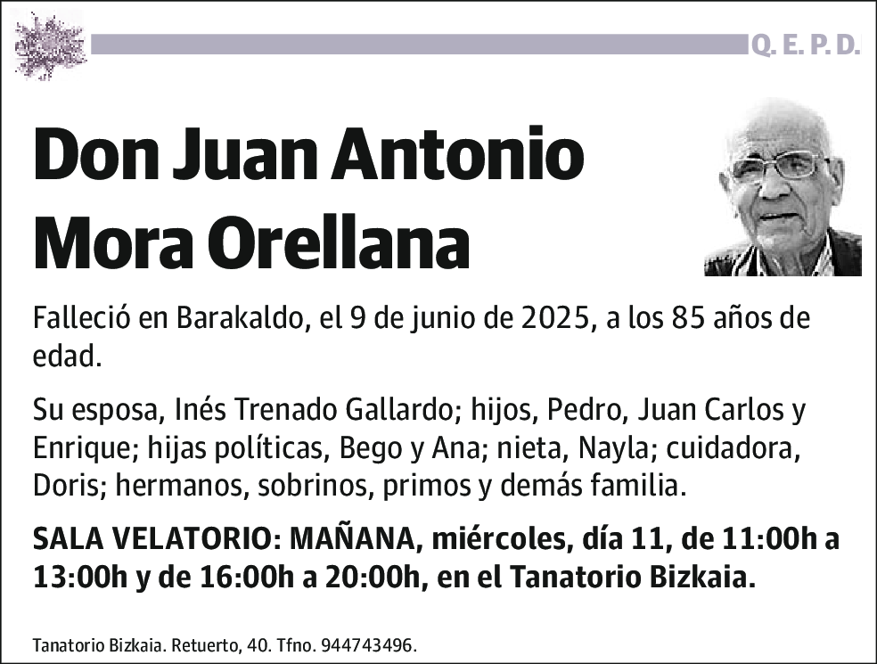 Juan Antonio Mora Orellana