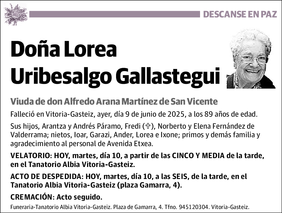 Lorea Uribesalgo Gallastegui
