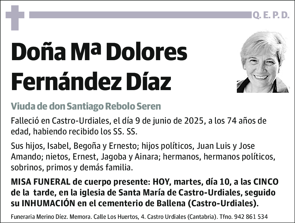 María Dolores Fernández Díaz