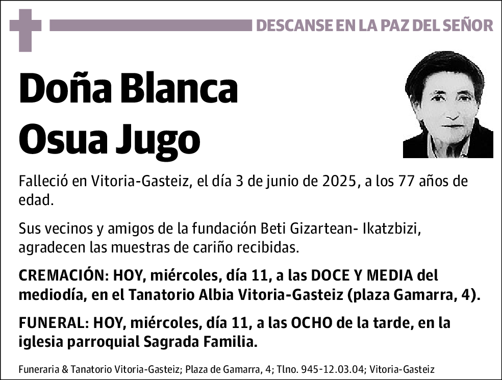 Blanca Osua Jugo