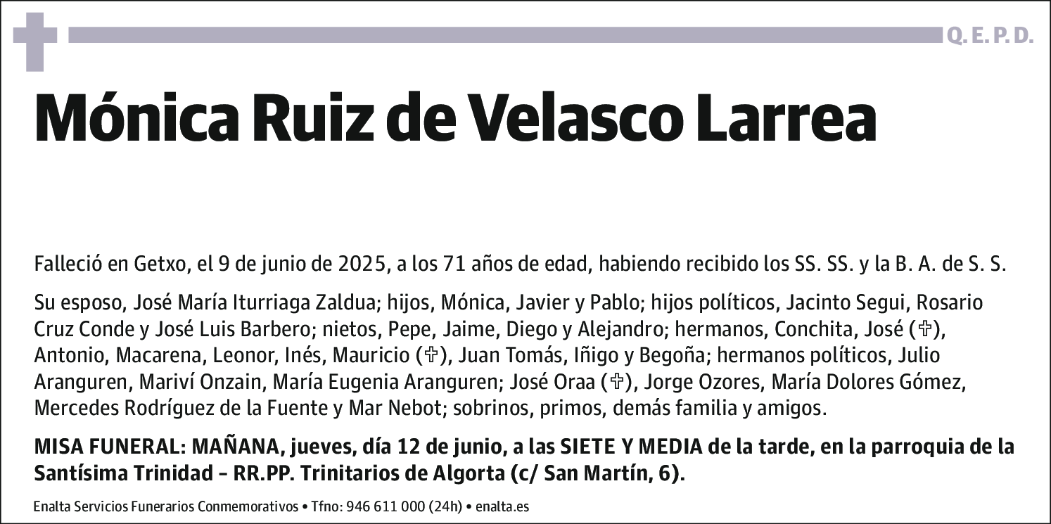 Mónica Ruiz de Velasco Larrea