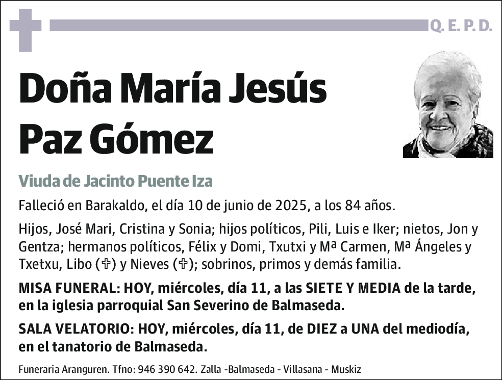 María Jesús Paz Gómez