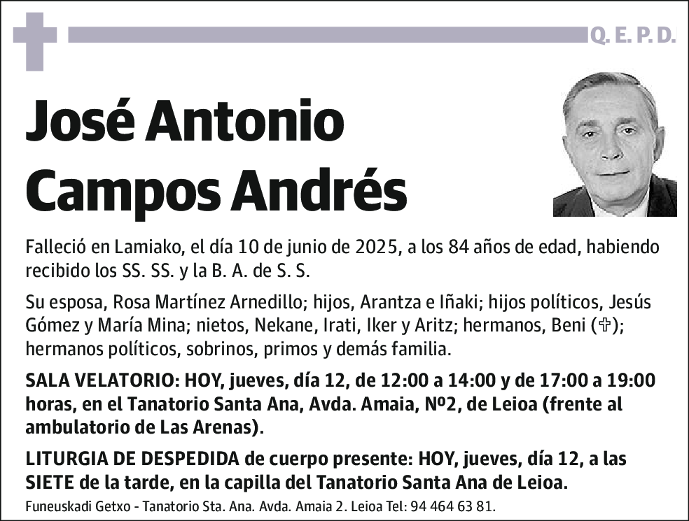 José Antonio Campos Andrés