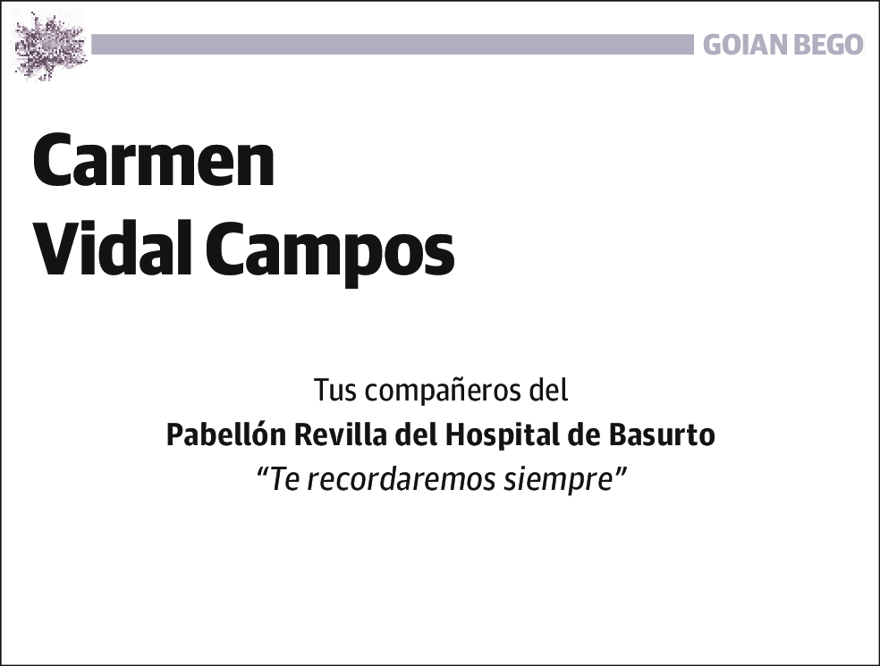 Carmen Vidal Campos