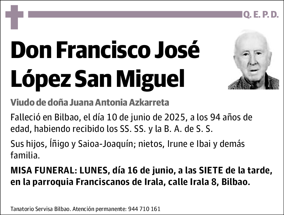 Francisco José López San Miguel
