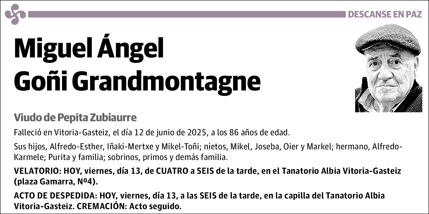Miguel Ángel Goñi Grandmontagne