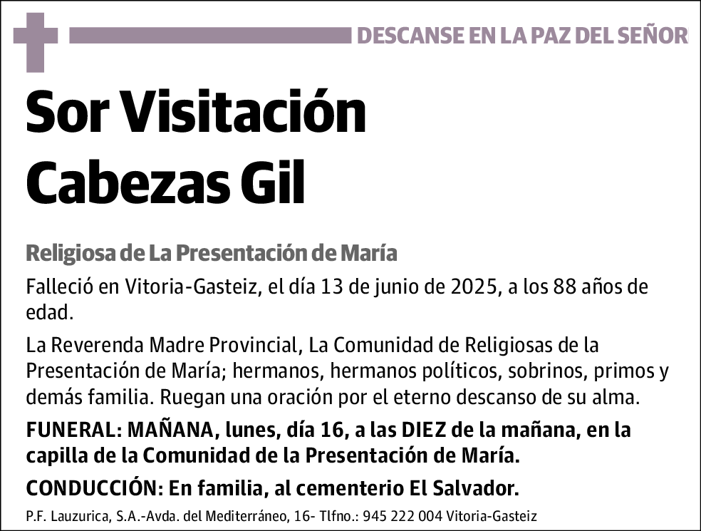 Visitación Cabezas Gil