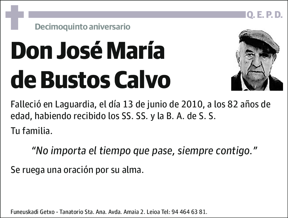 José María de Bustos Calvo