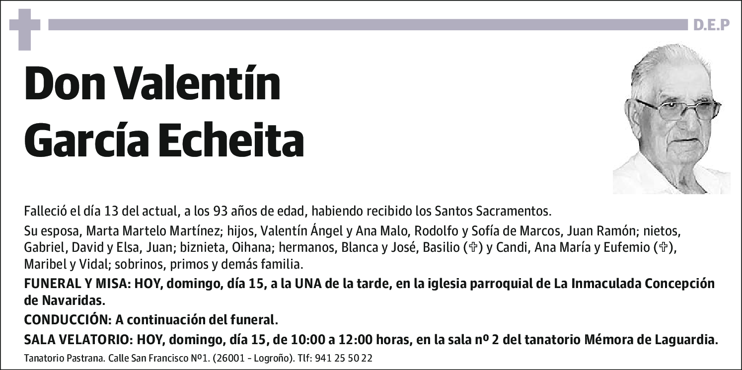 Valentín García Echeita