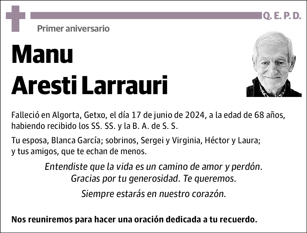 Manu Aresti Larrauri