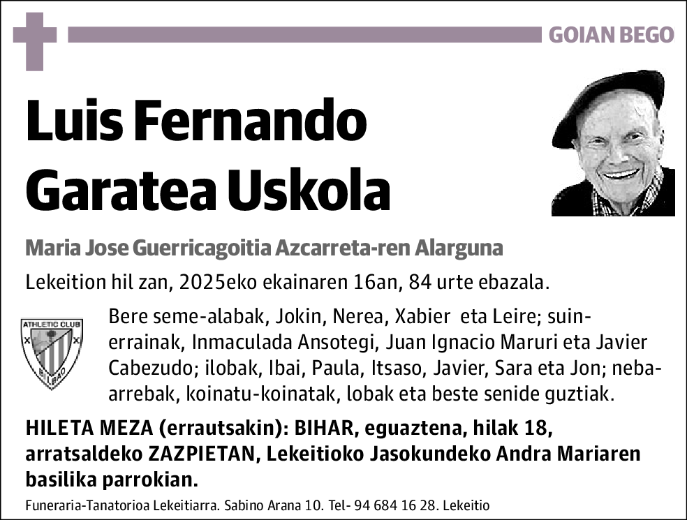 Luis Fernando Garatea Uskola