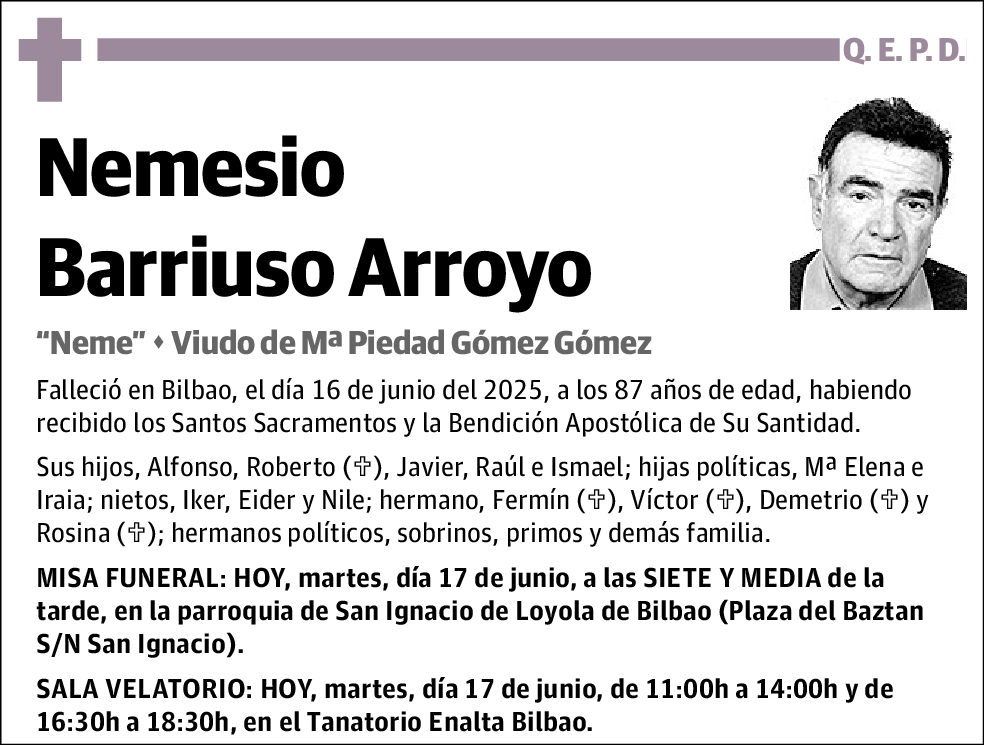 Nemesio Barriuso Arroyo