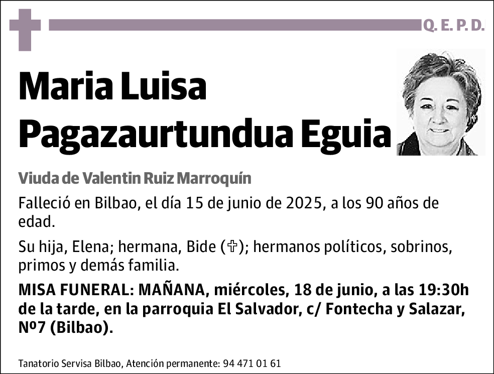 Maria Luisa Pagazaurtuandua Eguia