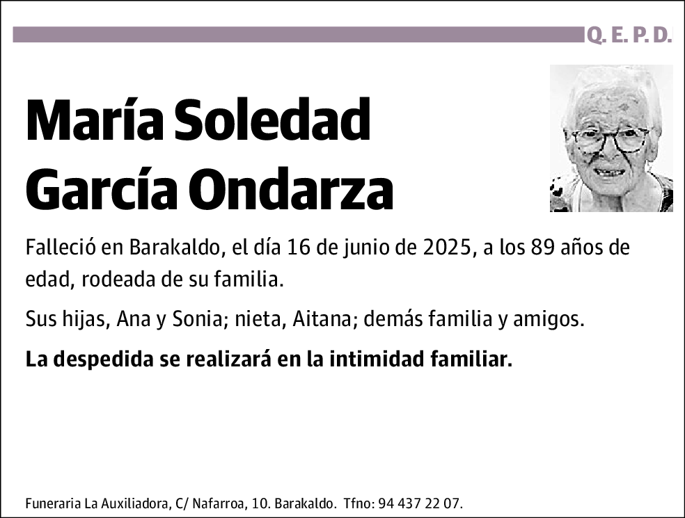 María Soledad García Ondarza