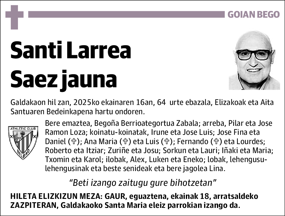 Santi Larrea Saez