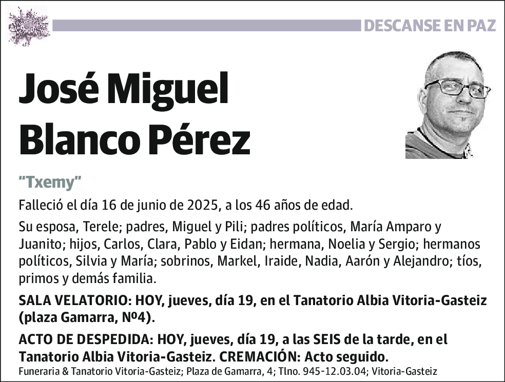 José Miguel Blanco Pérez