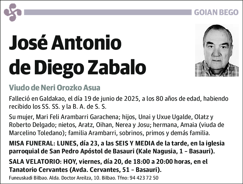 José Antonio de Diego Zabalo