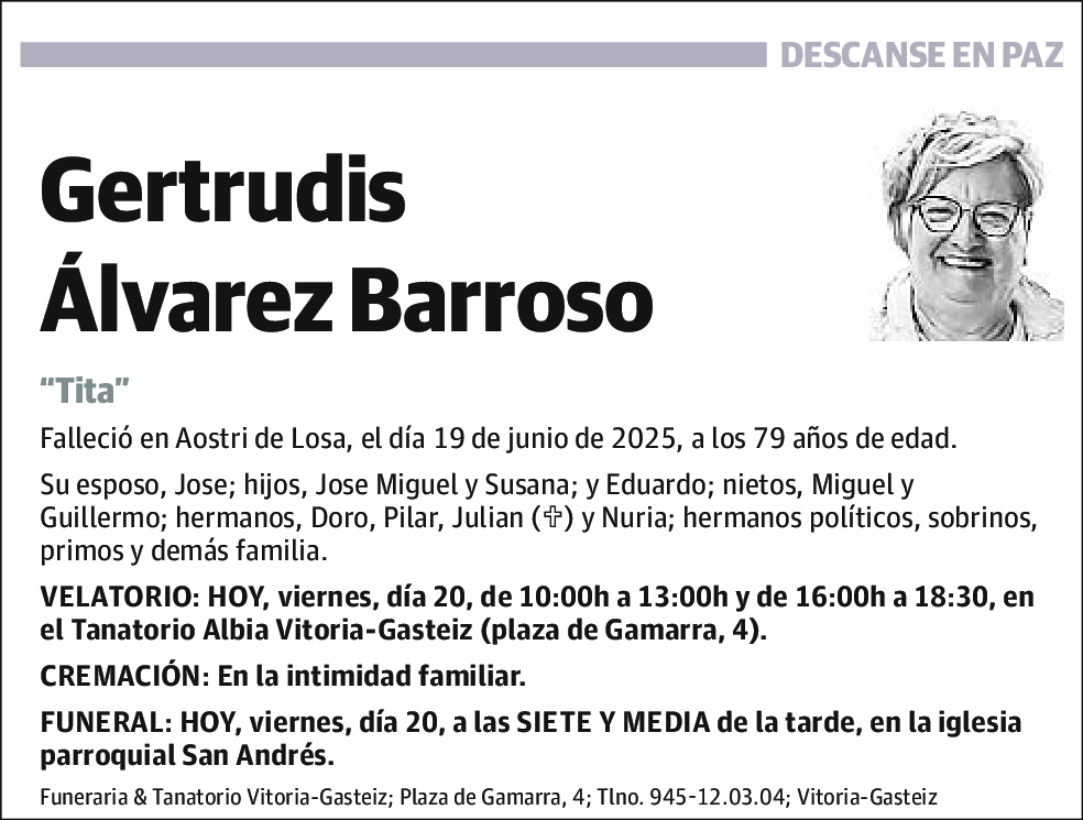 Gertrudis Álvarez Barroso