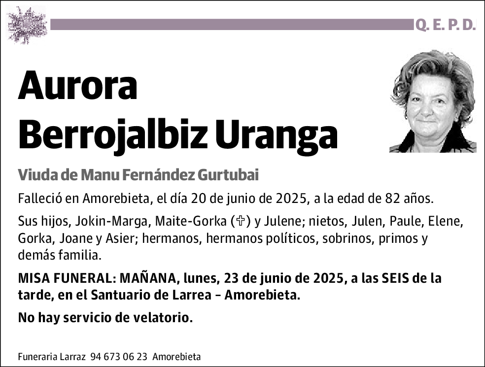 Aurora Berrojalbiz Uranga