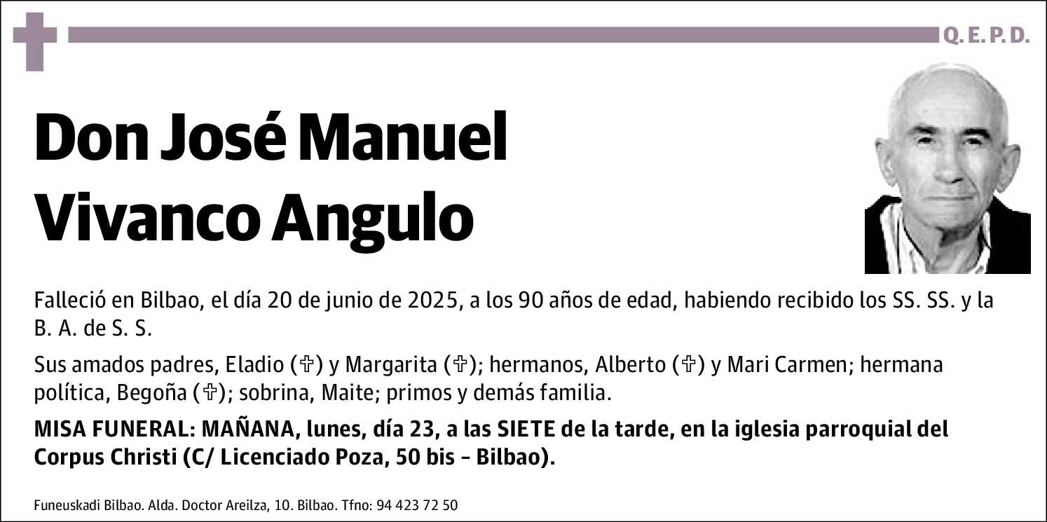 José Manuel Vivanco Angulo
