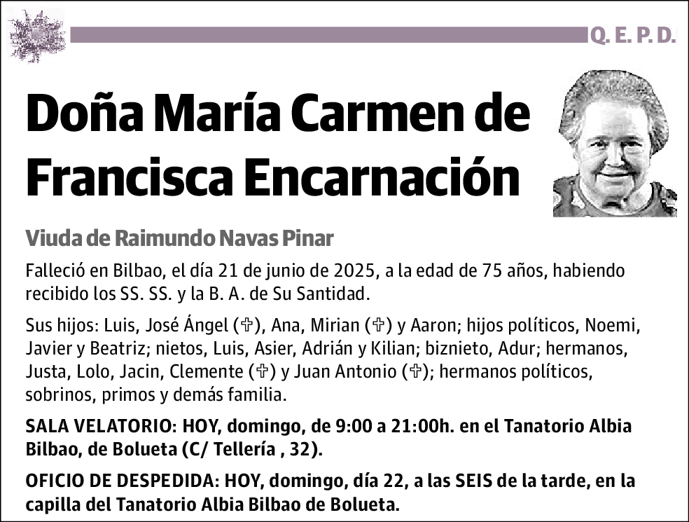 María Carmen De Francisca Encarnación