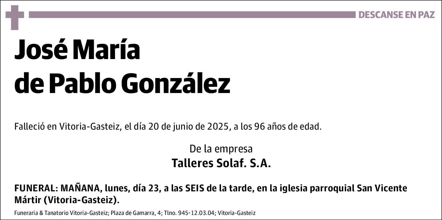 José María de Pablo González