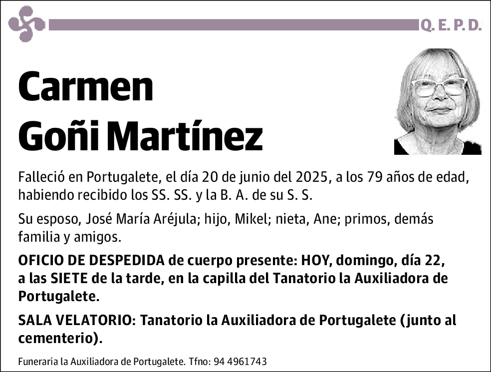 Carmen Goñi Martínez