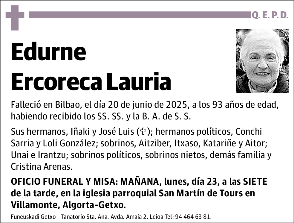 Edurne Ercoreca Lauria
