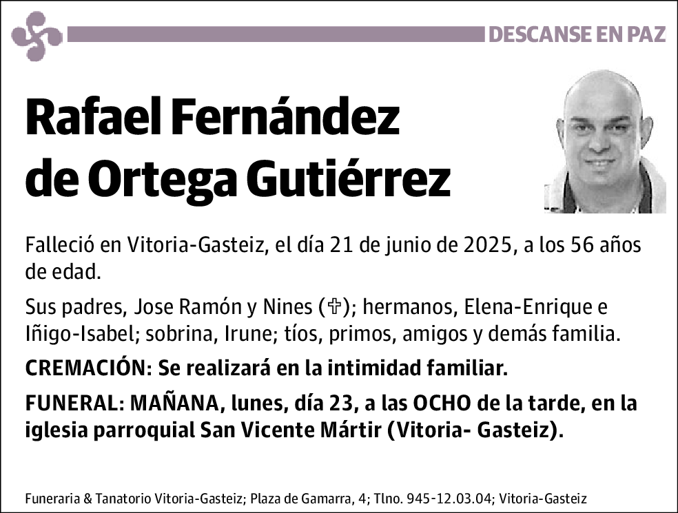 Rafael Fernández de Ortega Gutiérrez