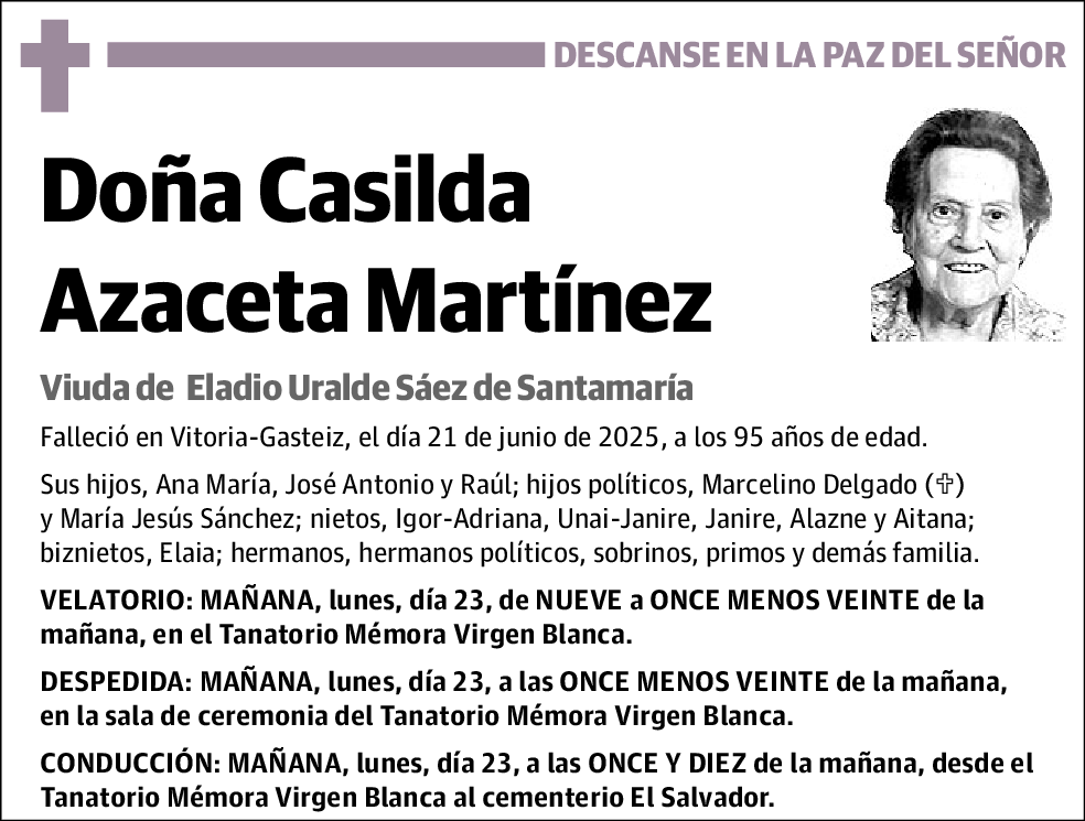 Casilda Azaceta Martínez