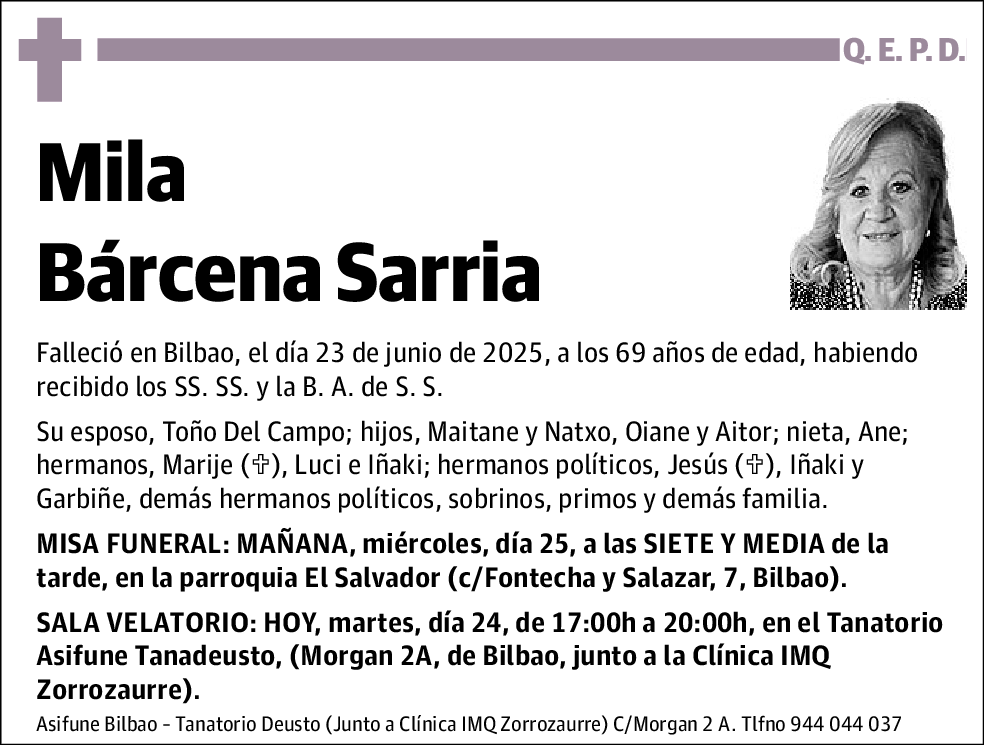 Mila Bárcena Sarria