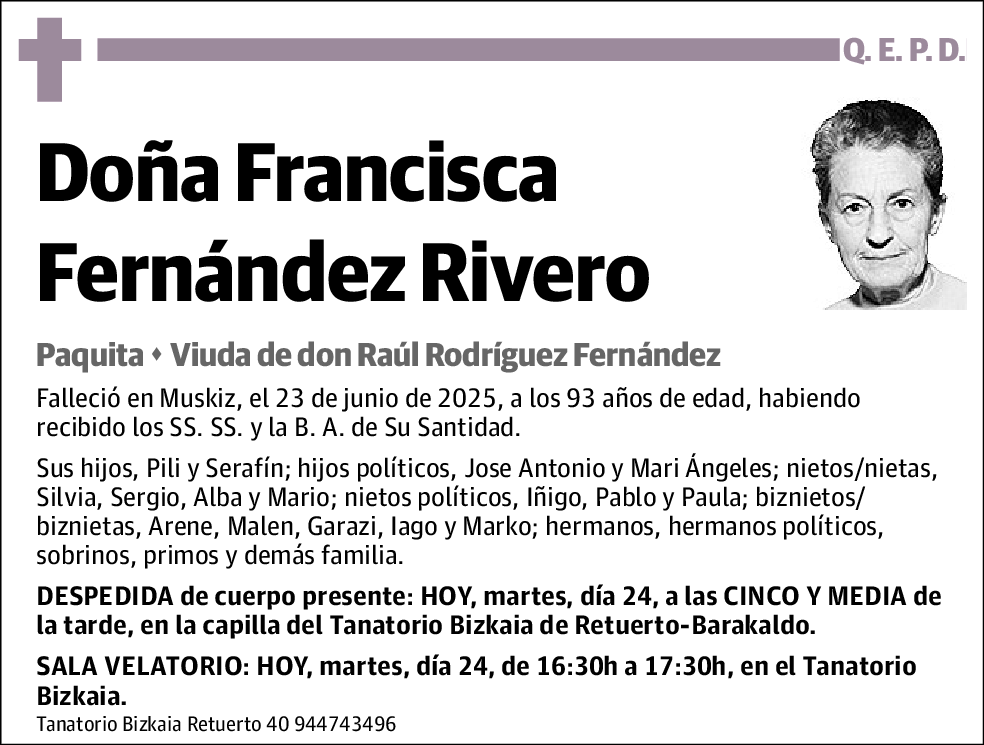 Francisca Fernández Rivero