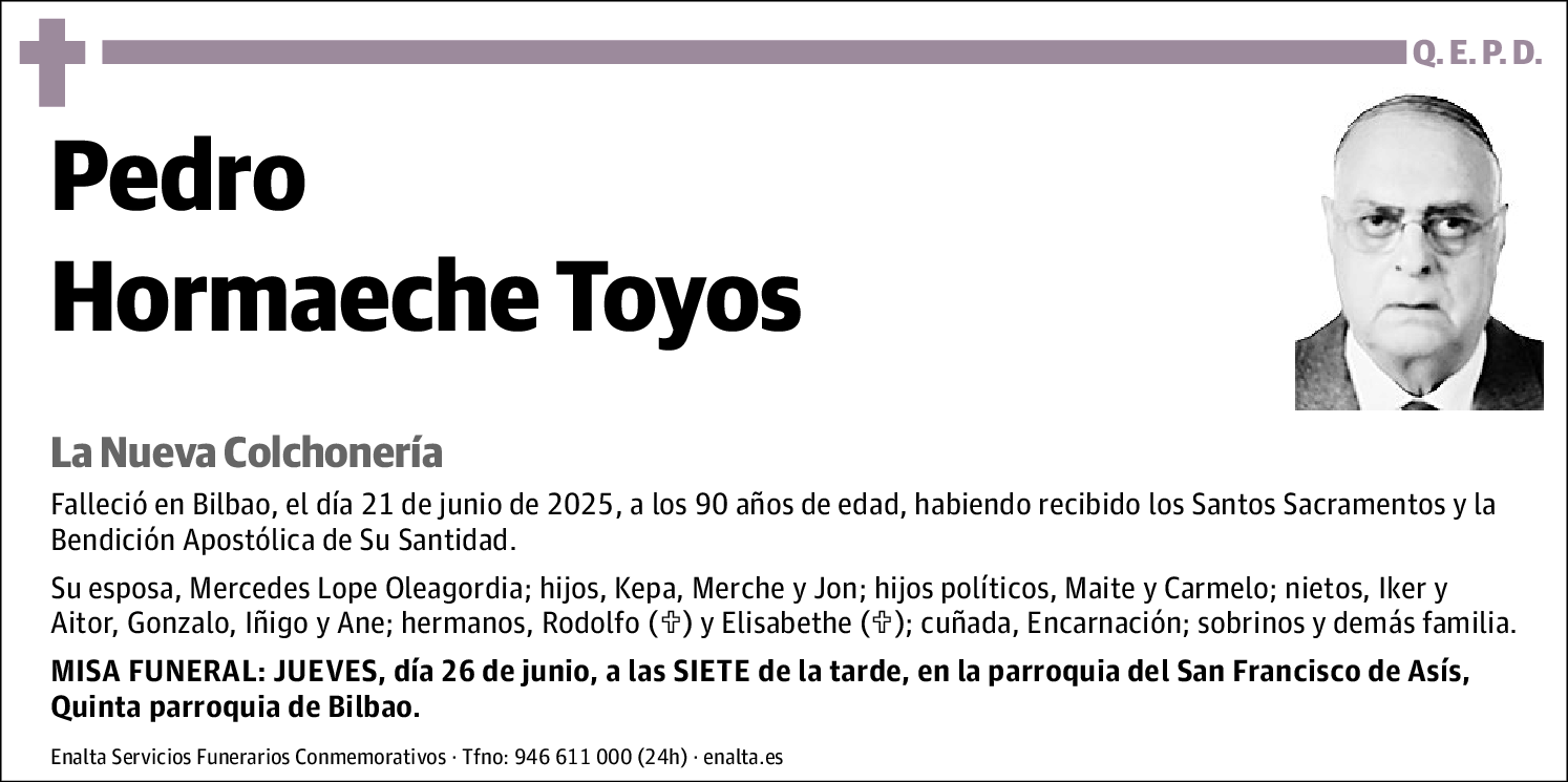 Pedro Hormaeche Toyos