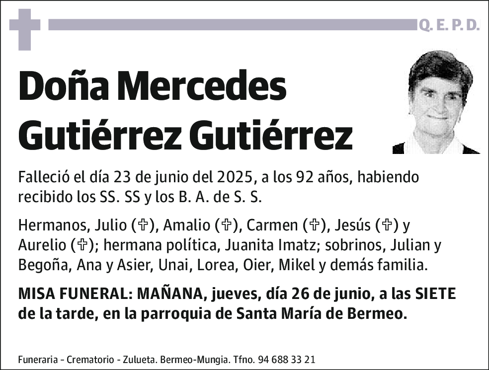 Mercedes Gutiérrez Gutiérrez