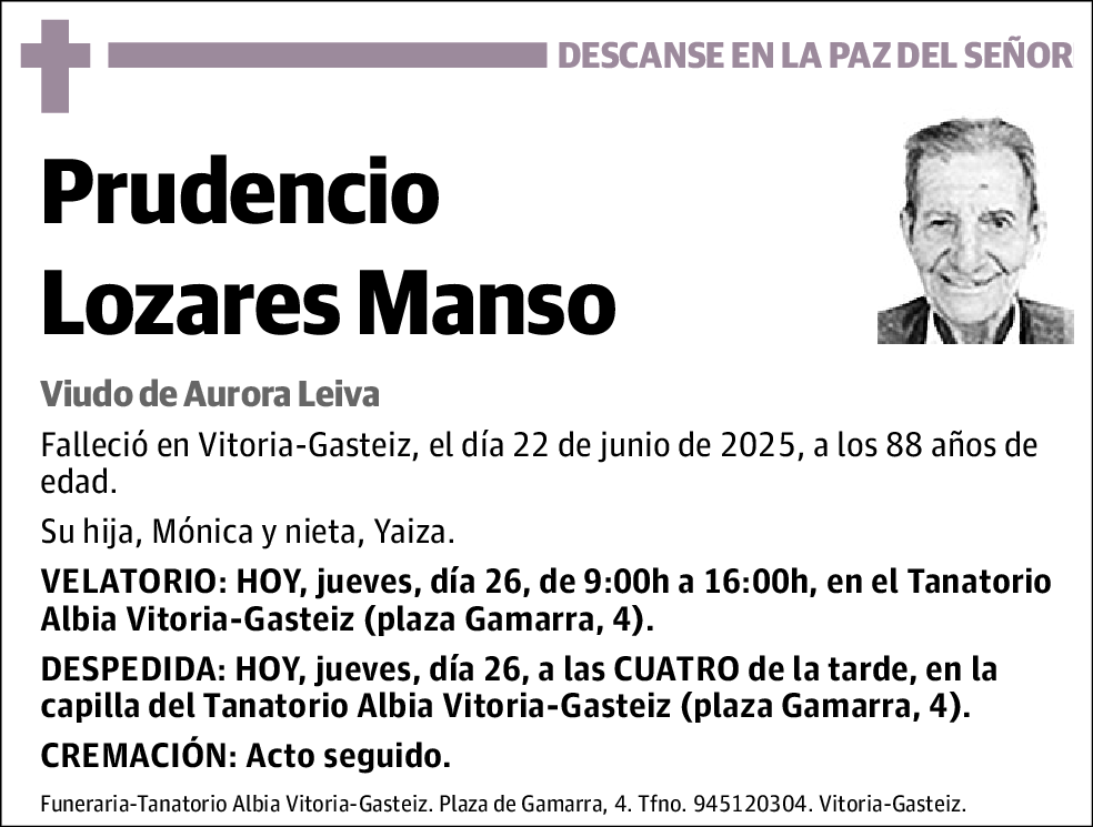 Prudencio Lozares Manso
