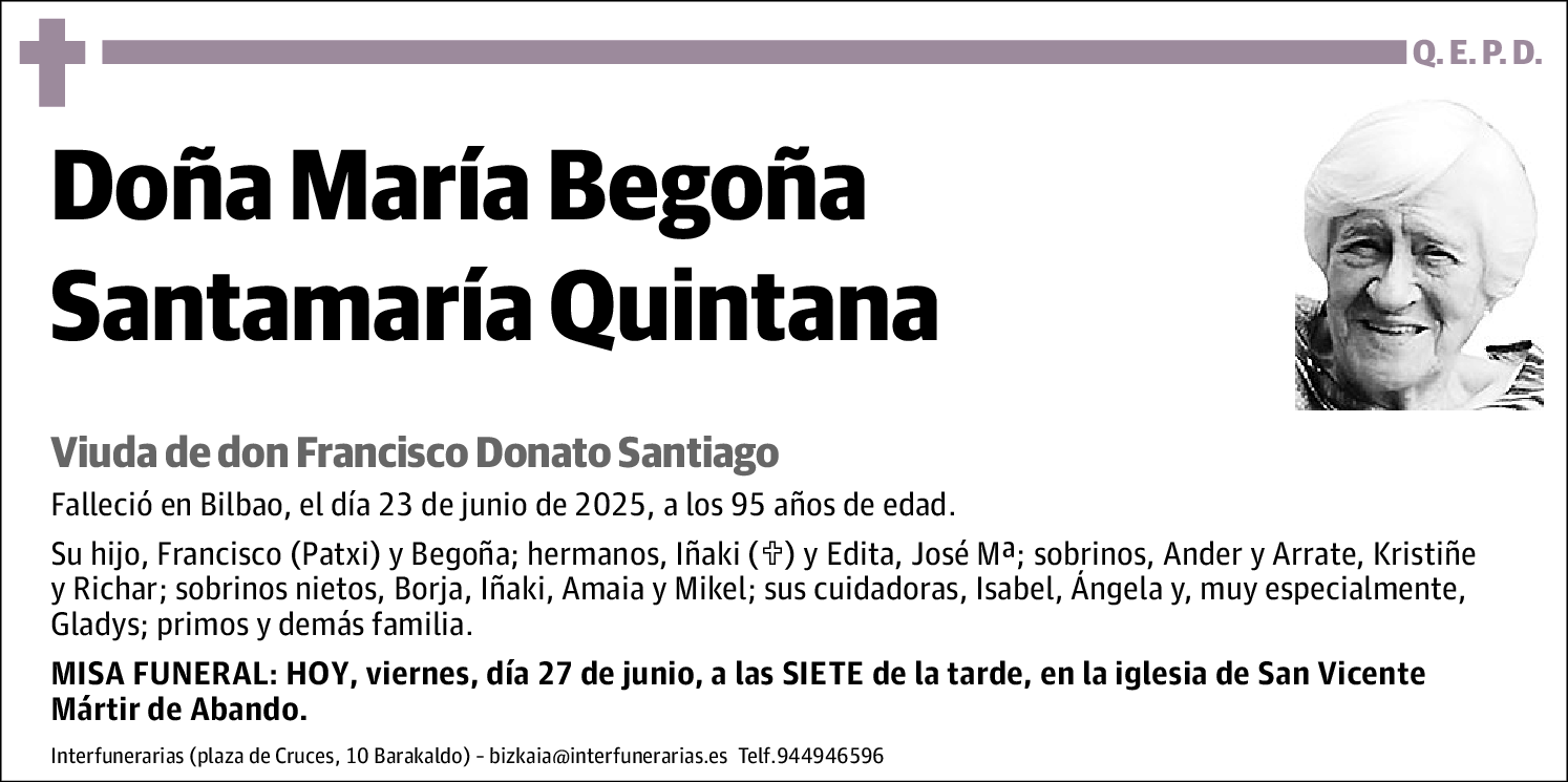 María Begoña Santamaría Quintana