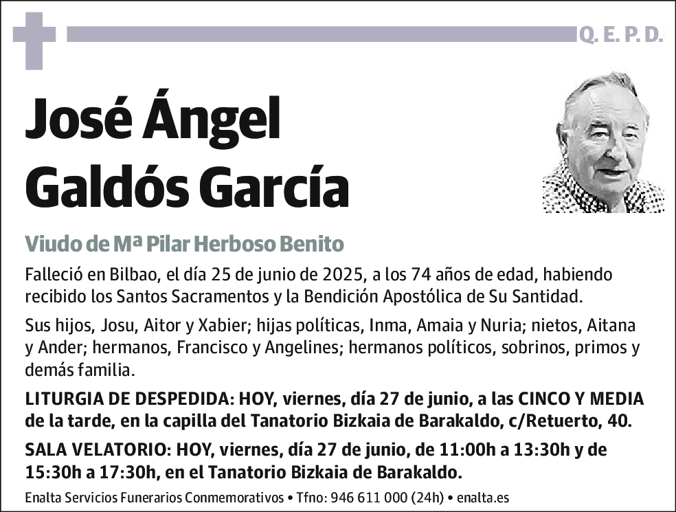 José Ángel Galdos García