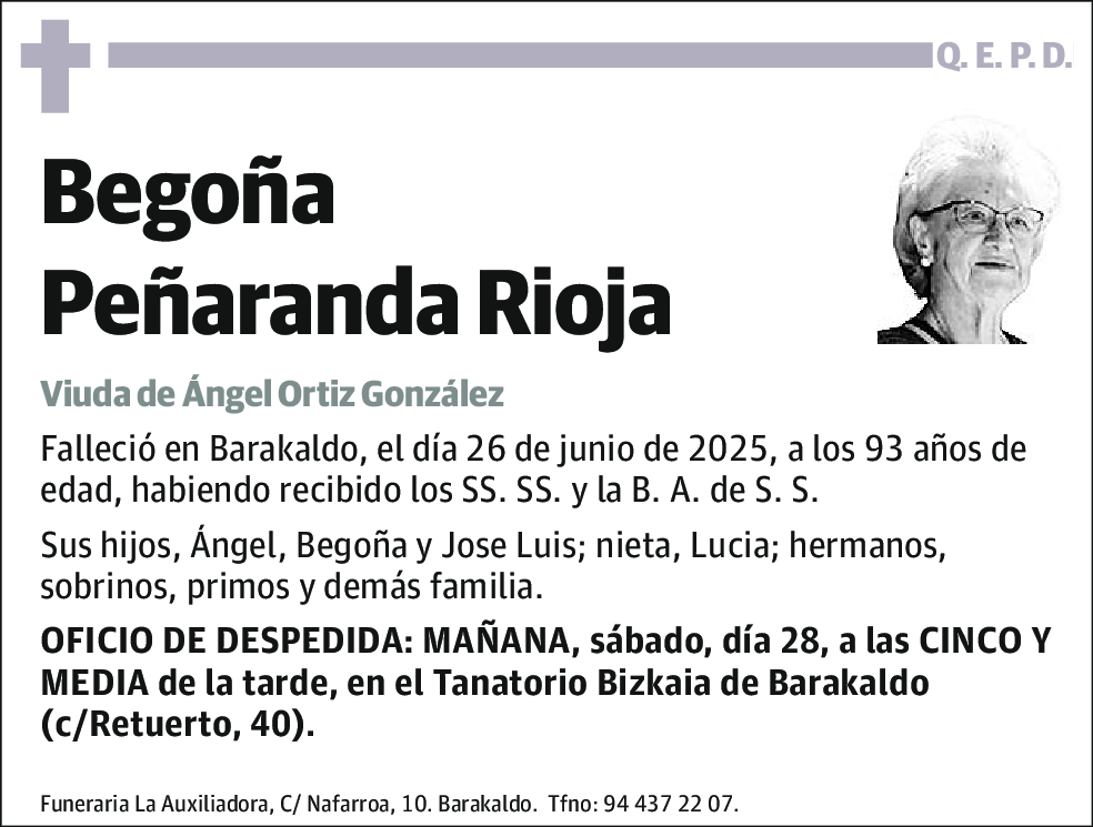 Begoña Peñaranda Rioja
