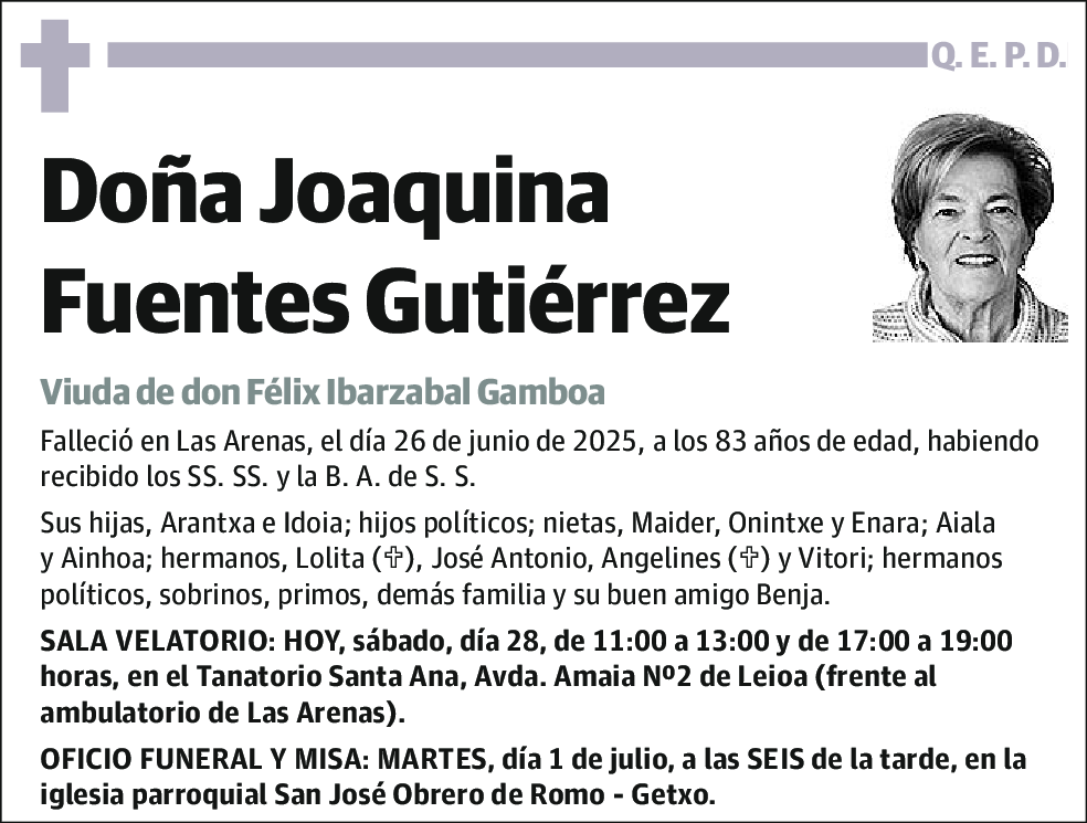 Joaquina Fuentes Gutiérrez