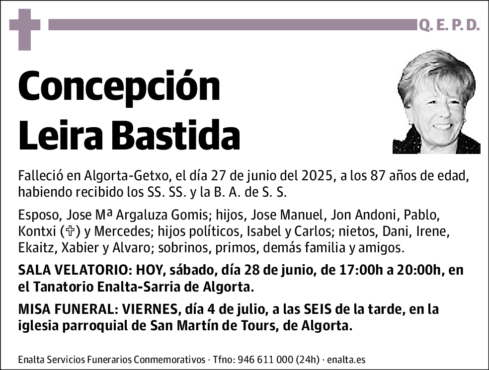 Concepción Leira Bastida
