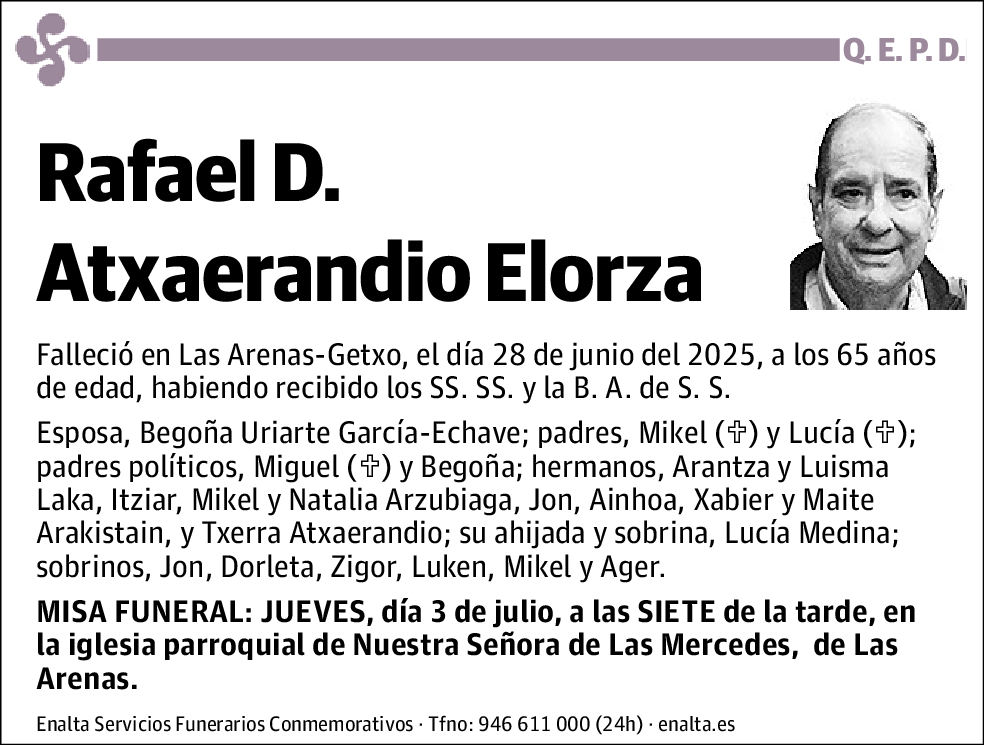 Rafael Atxaerandio Elorza