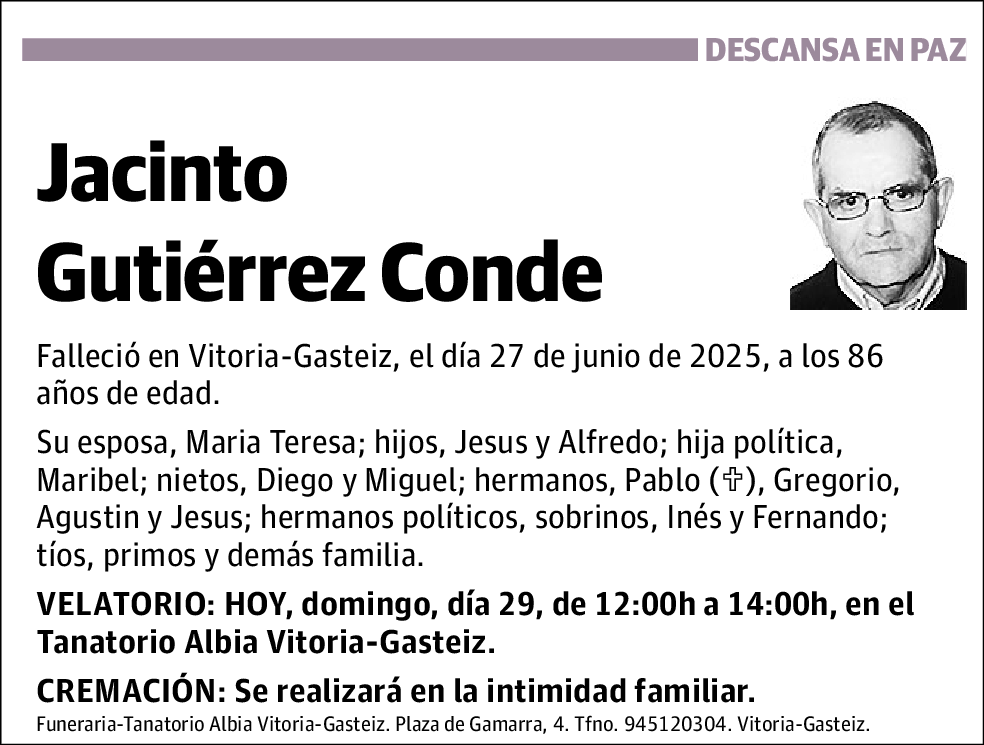 Jacinto Gutiérrez Conde