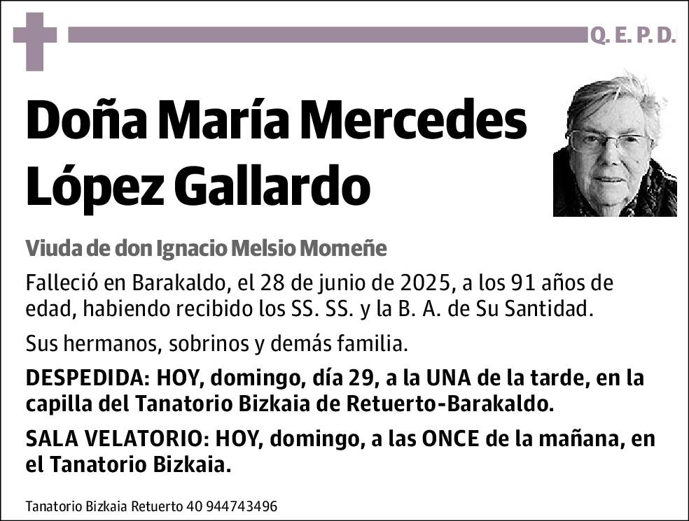 María Mercedes López Gallardo