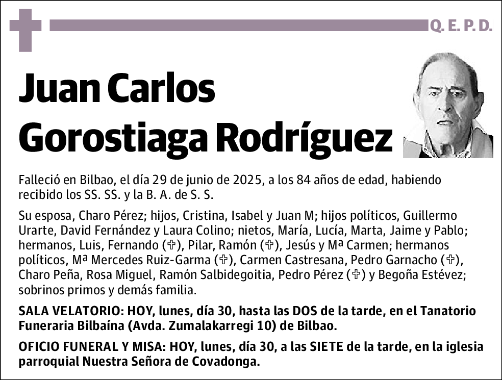 Juan Carlos Gorostiaga Rodríguez
