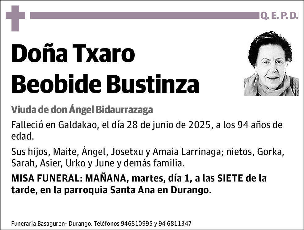 Txaro Beobide Bustinza